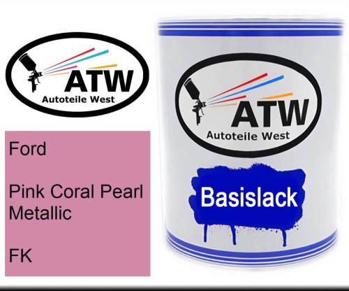 Ford, Pink Coral Pearl Metallic, FK: 1L Lackdose, von ATW Autoteile West.